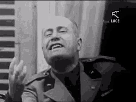 Browse latest funny, amazing,cool, lol, cute,reaction gifs and animated pictures! Benito Mussolini Talk GIF - BenitoMussolini Talk Speech ...