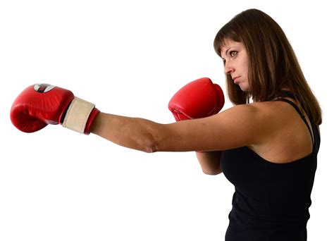Boxer Woman Training Png Png Mart