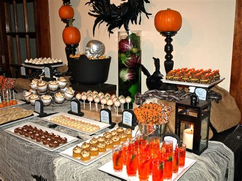 A Party Style Halloween Dessert Table