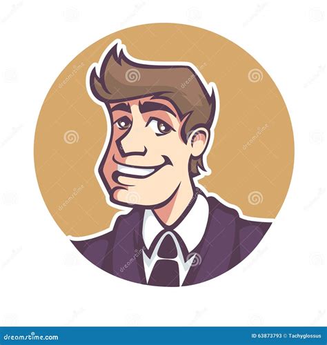 Happy Manager Stock Vector Illustration Of Presentation 63873793