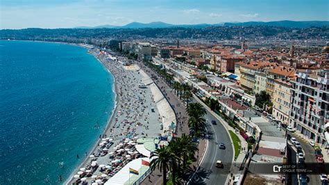 Nice Promenade Des Anglais From The Castle Hill Viewpoint
