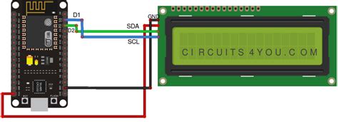 Lcd Interface Using I2c Module With Arduino Circuits4you Com Vrogue