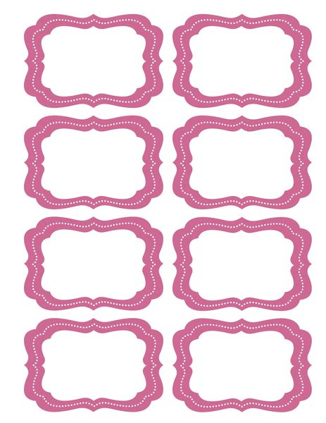 Use microsoft word templates and adobe templates to design and print the easy way. Candy Labels Blank | Free Images at Clker.com - vector ...