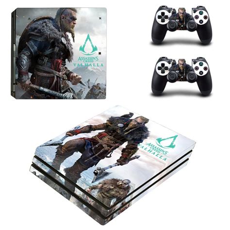 Assassin S Creed Valhalla Decal Skin For PS Pro Console Controllers