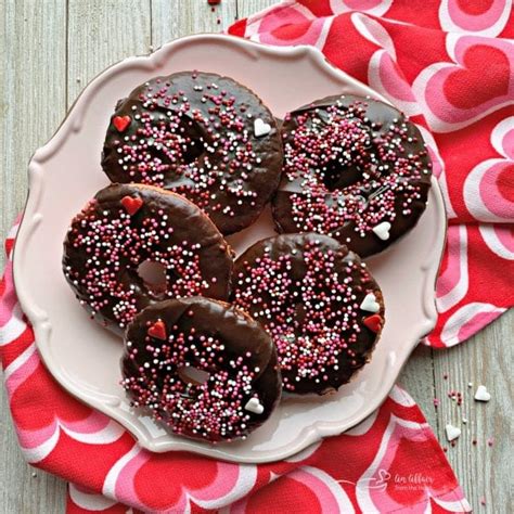 Baked Chocolate Covered Strawberry Donuts With Real Strawberries