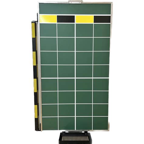 Metal Outdoor Shuffleboard Scoreboard With Tournament Bar And Chalk Tray