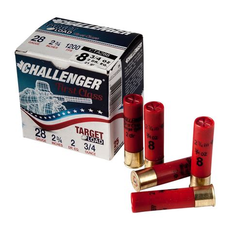 Challenger 28 Gauge Target Load 8 9 Canada First Ammo Corp