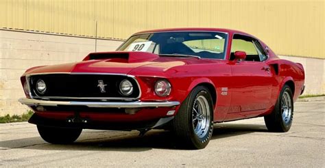 For Sale 1969 Ford Mustang Boss 429 Kk1693 Candy Apple Red 429ci