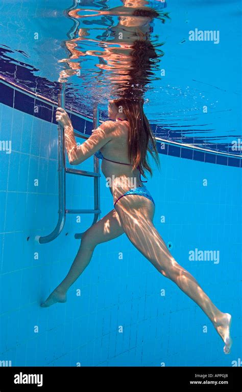 Bikini Underwater Pool Ladder My Xxx Hot Girl