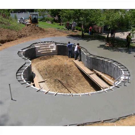 • flexible concrete form board is used to form and pour concrete pool decks, sidewalks, patios, driveways and any concrete surface with curves and tight radiuses. 12" Poly Plastic Flexible Concrete Form FF1212 SET 120ft