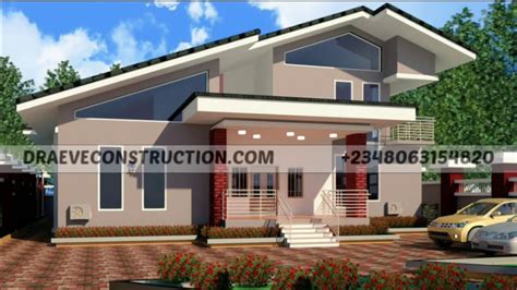 Unique 5 Bedroom Bungalow With Penthouse Design In Nigeria Youtube