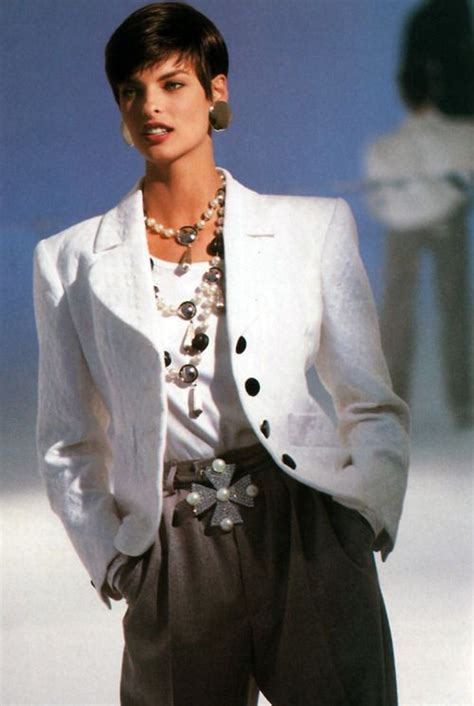 Yves Saint Lauren Rive Gauche American Vogue March 1989 Photograph