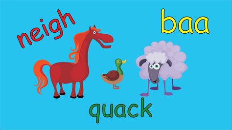 These animal song lyrics are available from a variety of albums: Farm Animal Sounds Song for Kids - YouTube