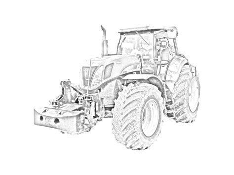 Deutz Fahr Traktor Colouring Pages Sketch Coloring Page Kleurplaten