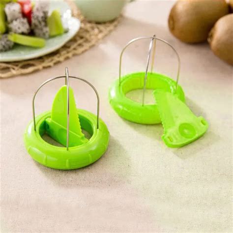 Useful Home Kitchen Multifunction Kiwi Fruit Cutter Peeler Slicer