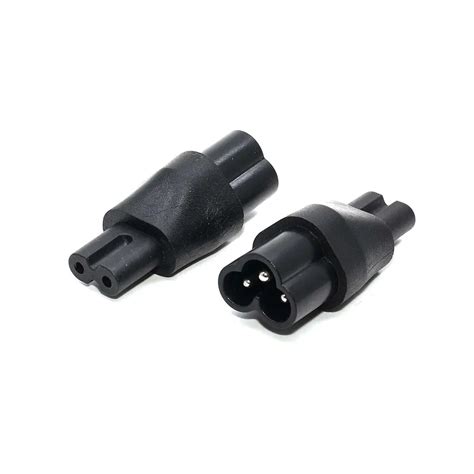 C6 Micky Male To C7 2 Pin Female Power Adapter IEC 3Pin Female To 2Pin