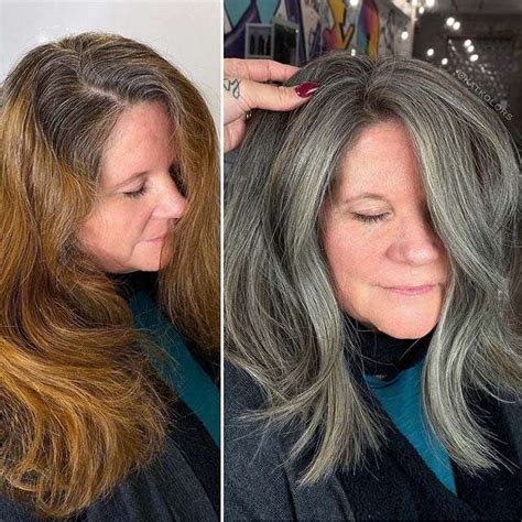 Grey Blending Is The Hair Trend For Flawless Colour Transition Femina In