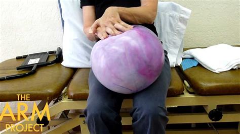 Rolling A Ball To Decrease Hand Spasticity Youtube