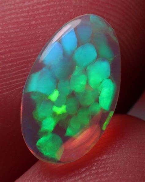 Perfect Aaa Welo Honeycomb Opal Water Clear 13x75x25mm Oval Cabochon
