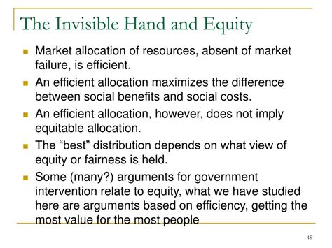 Ppt Chapter 2 Economic Efficiency And Markets How The Invisible Hand