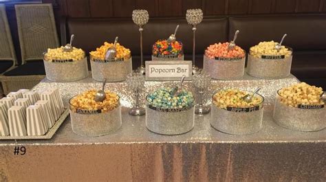 Popcorn Buffet Large Events In 2019 Wedding Popcorn Bar Wedding