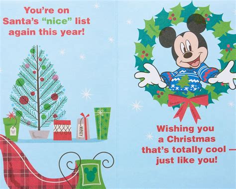 Mickey Mouse Christmas Card American Greetings