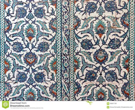 Iznik Mosaic Tiles Of Harem Stock Image Image Of Turkey Pattern