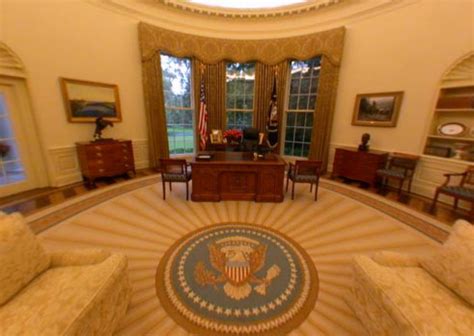 Where he often addresses the american public and the world on television or radio; the history of the Oval Office of the White House | The ...