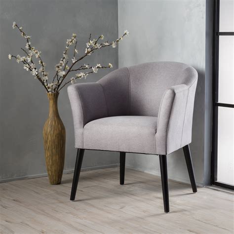 Charmaine Low Back Fabric Arm Chair Living Room Style Living Room