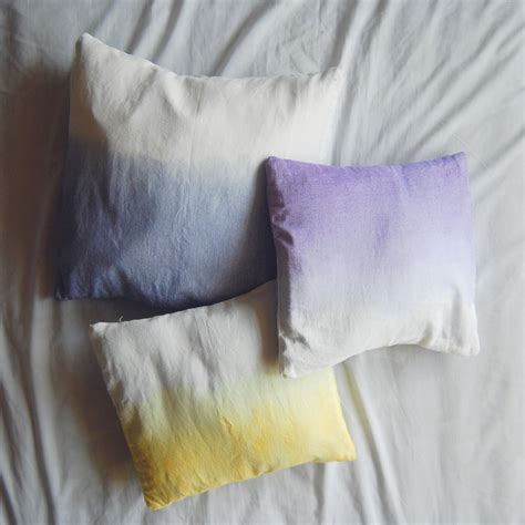 Dip Dye Cushion Covers Dip Dye Pillows Dip Dye Pillow Case Dyed Decor