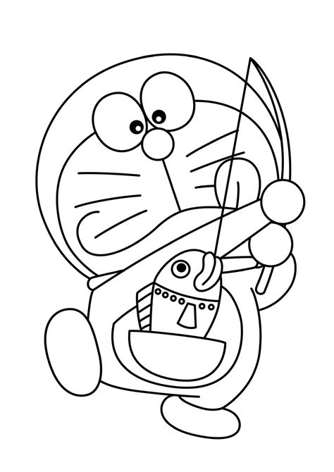 Doraemon Para Colorear Pintar E Imprimir