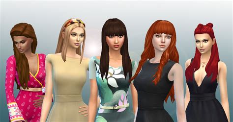Sims 4 Hairs Mystufforigin Long Hair Pack 8