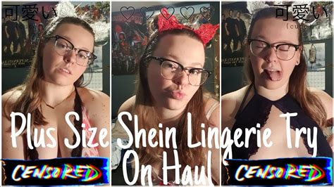 Plus Size Shein Lingerie Try On Haul Youtube