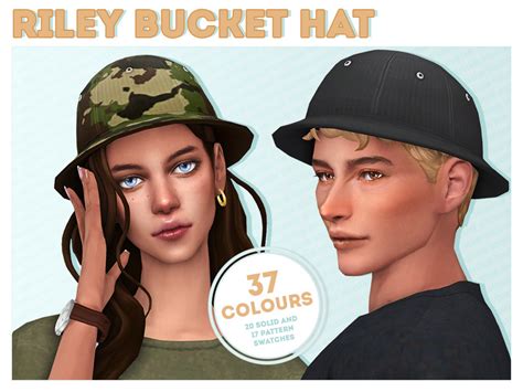 The Sims Resource Solistair Riley Bucket Hats