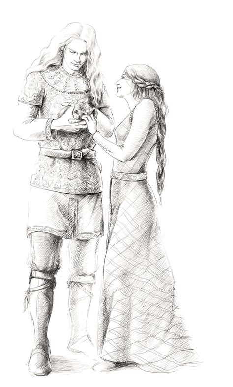 Aikanaro And Andreth By Tuuliky On DeviantArt Tolkien Art Fantasy