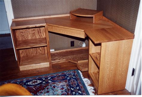 Handmade Corner Computer Desk By Whim Wood Custom