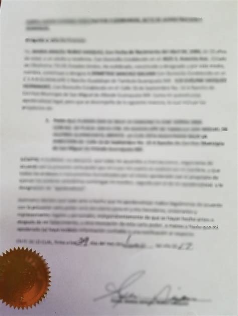 Carta De Poder Para Mexico Centro Y Sudamerica Notaria Publica La Fe