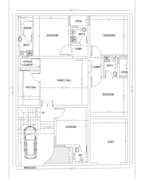 Draw 2d Floor Plans In Autocad By Bilaliqbal834 Fiverr