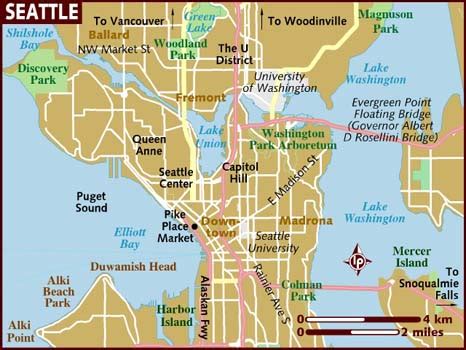 Large detailed street map of seattle. Seattle Washington Motivational Speaker - Doug Smart
