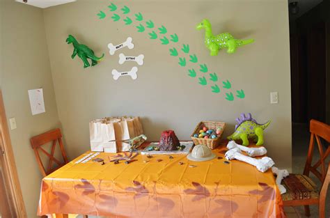 Fossil Or Dinosaur Birthday Party Ideas On A Frugal Budget