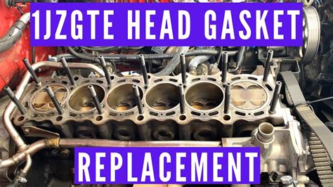 1jzgte Head Gasket Replacement And Arp Head Stud Install Youtube