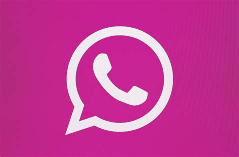 Whatsapp Logo Pink More Information