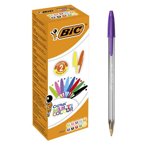 Buy Bic Crystal Multicoloured 926381 Ballpoint Pens Non Retractable