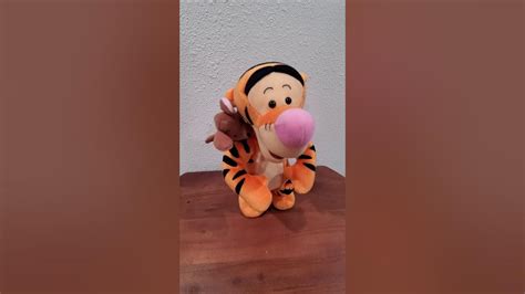 1999 Disney Mattel Bounce And Sing Tigger And Roo Plush Singing Duet Youtube