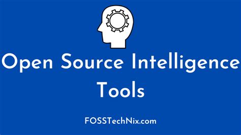 Top 5 Open Source Intelligence Tools