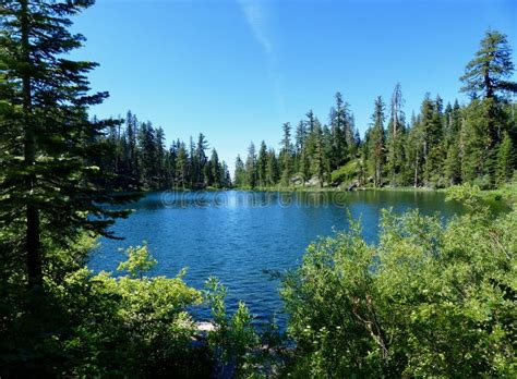 Deerheart Lake Plumas National Forest Northern California Stock