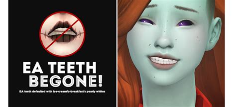 Ea Teeth Begone Default Replacement Teeth Pyxis Sims Tooth