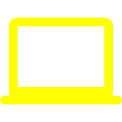 Yellow Laptop 3 Icon Free Yellow Laptop Icons