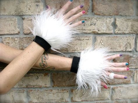 Cloud Nine Fluffy Cuffs Faux Fur Wrist Cuffs By Phunkyphashions