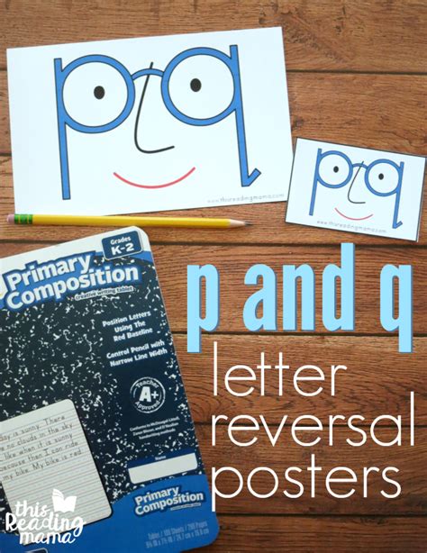 Posters For P And Q Letter Reversals This Reading Mama